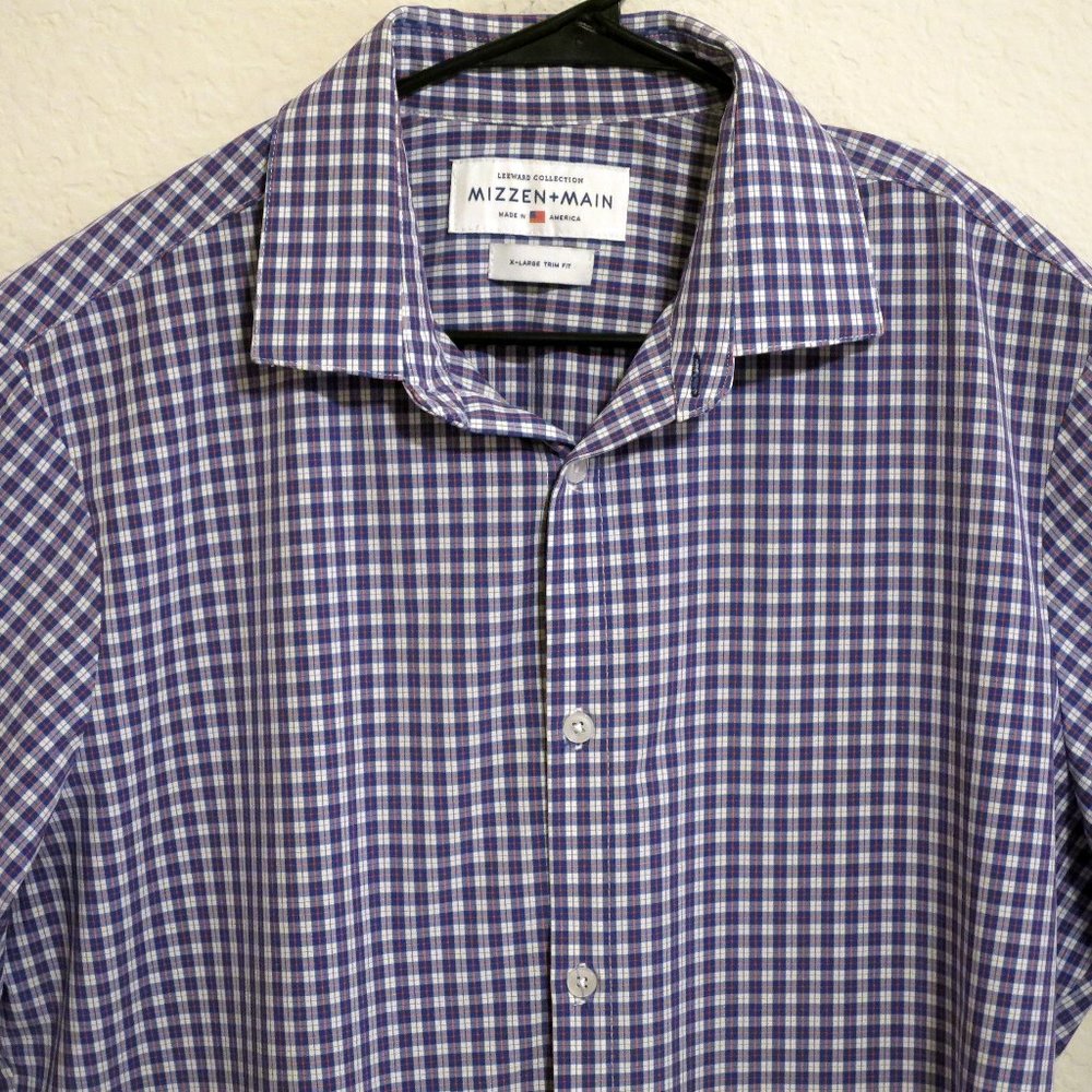 Mizzen Main Long Sleeve Front Button Shirt XL